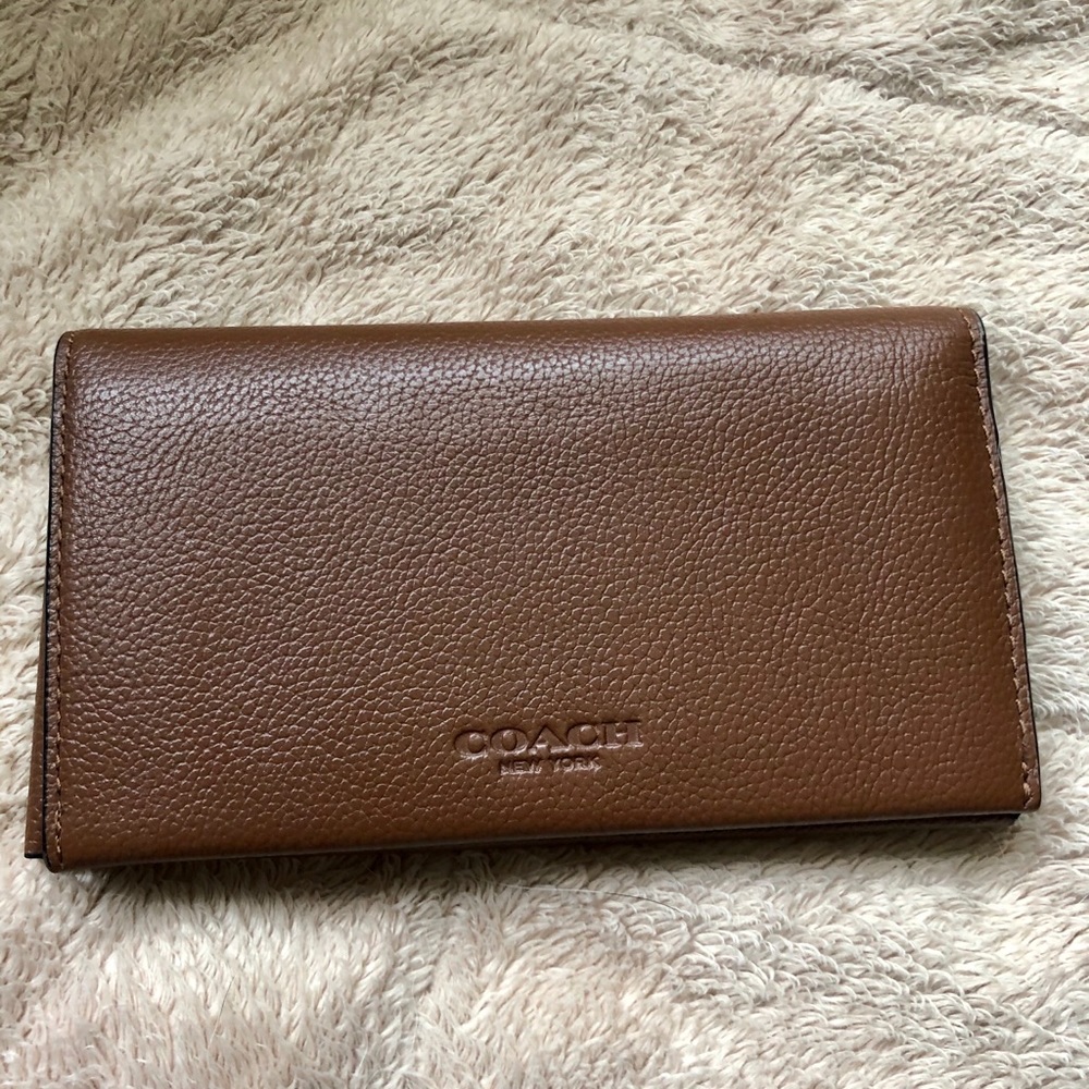 Coach leather wallet